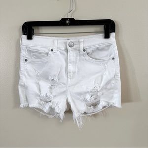 Express White Shorts Distressed Size 2